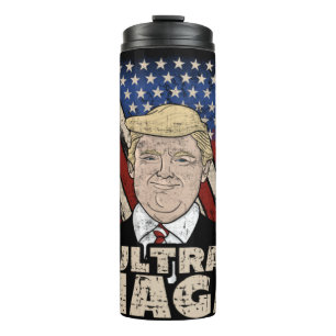 Termo Ultra Maga Orgulloso Republicano Pro Trump Bandera