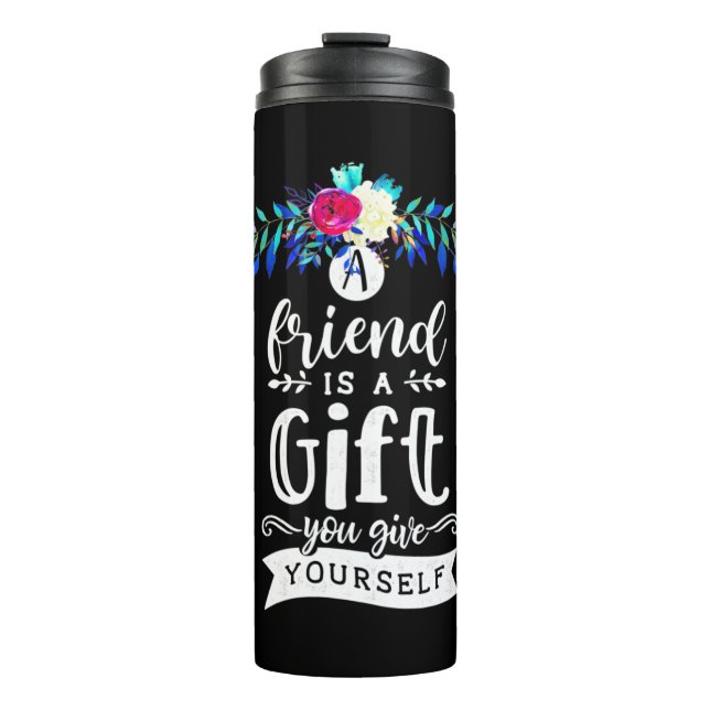 Termo Un amigo es un regalo (Anverso)