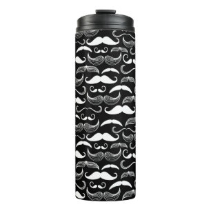 Termo Un club de los caballeros. Modelo del bigote