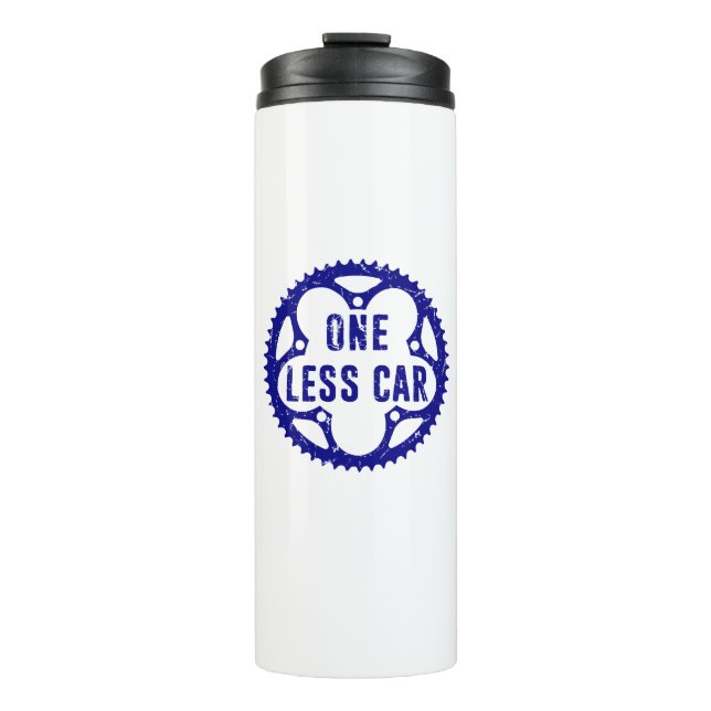 Termo Un coche menos (Anverso)