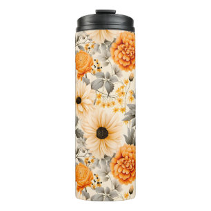Termo Un diseño de la serie floral de otoño 1