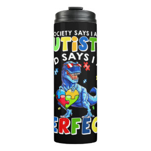 Termo Un divertido autismo cita "La sociedad dice que so