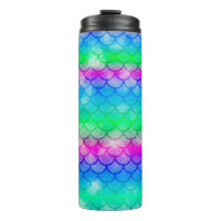 Un hermoso espectro de colores de sirena