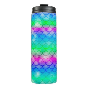 Termo Un hermoso espectro de colores de sirena