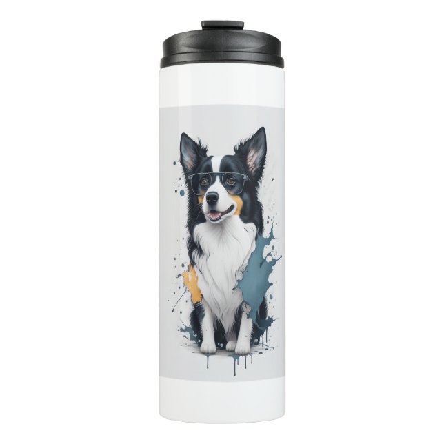 Termo Un lindo perro en la frontera (Anverso)