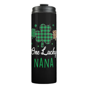 Termo Un lujoso leopardo de Nana plaid Shamrock Patrick'