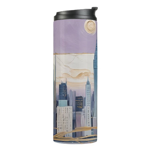 Termo Un paisaje urbano lunar (Rotado hacia la izquierda)