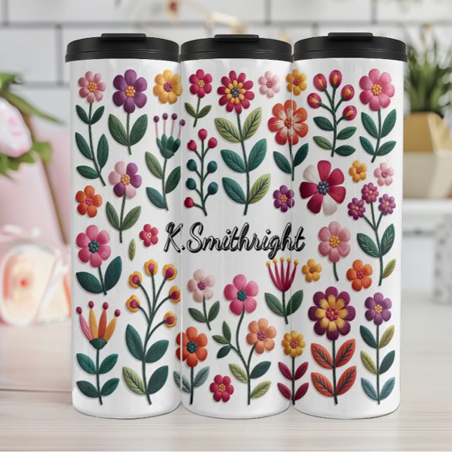 Termo Un patrón de flores coloridas (Subido por el creador)