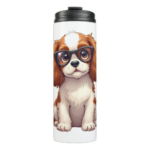 Termo Un perro adorable King Charles Spaniel COPIA