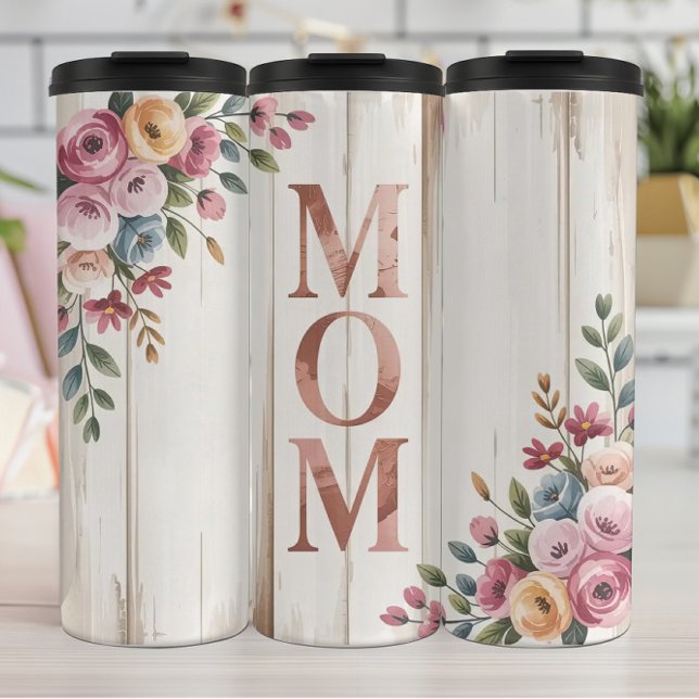 Termo Un saludo de mamá floral (Subido por el creador)
