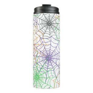 Termo Un simple patrón web de araña de Halloween
