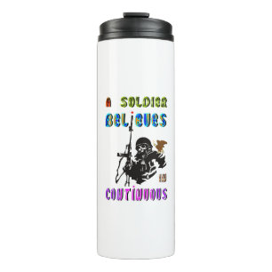 Termo Un soldado cree en continuo