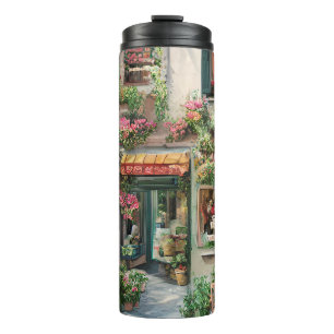 Termo Una escena callejera italiana Serie de diseño de e
