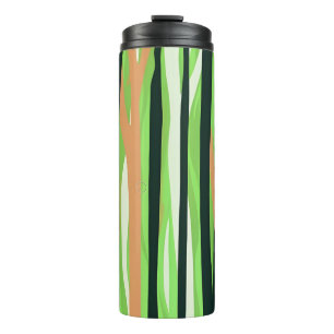 Termo una imagen abstracta y estilizada de un bosque