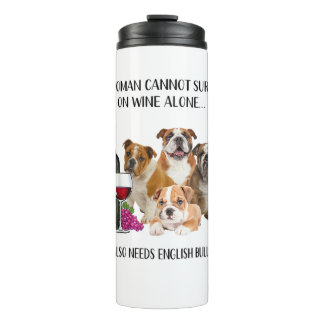 Termo Una Mujer No Puede Sobrevivir Solo Con El Vino En 