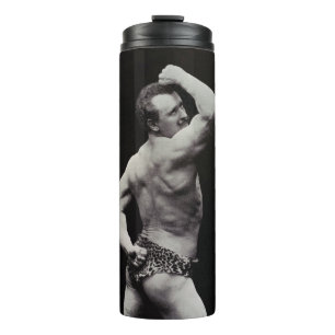 Termo Una nueva pose de los hombres fuertes Eugen Sandow