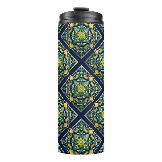 Termo 💛💚💙 Una obra maestra única de azulejo (Anverso)