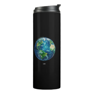 Termo Una pintura de la tierra en un espacio