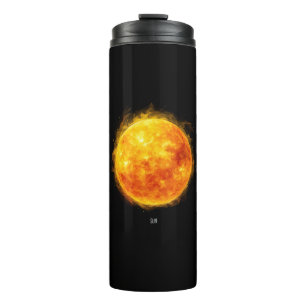 Termo Una pintura del sol en un espacio
