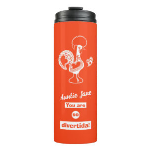 Termo Una taza de tías en portugués