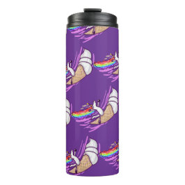 Termo Unicorn Rainbow Riding Ice Cream Cone