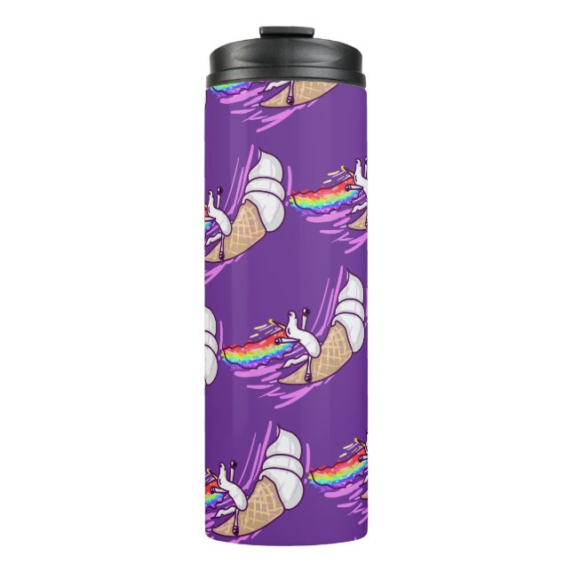 Termo Unicorn Rainbow Riding Ice Cream Cone (Anverso)