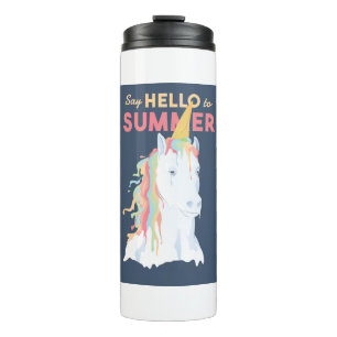Termo Unicornio de verano