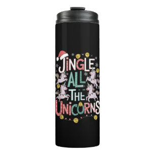Termo Unicornios de Navidad Jingle All The Unicorns Squa