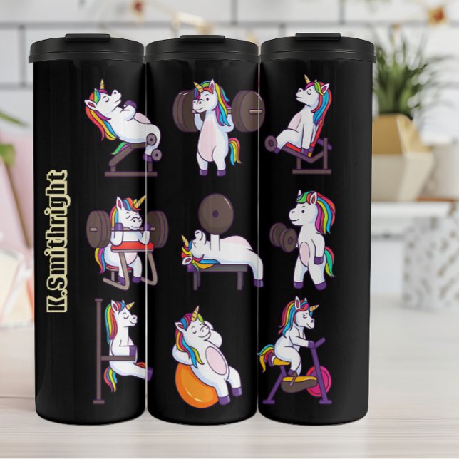 Termo Unicornios haciendo un entrenamiento de gimnasia (Subido por el creador)