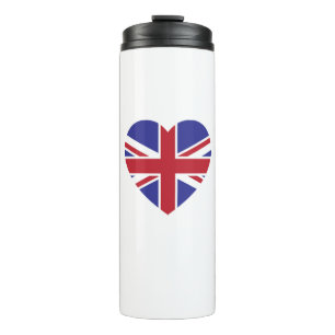 Termo Union Jack Heart Tumbler