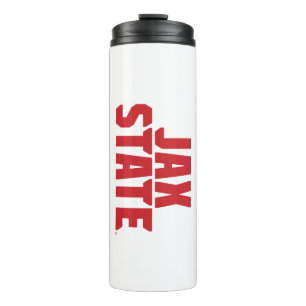 Termo Universidad Estatal de Jacksonville JAX STATE Rojo