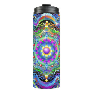 Termo Universo Mandala Colores Psicodélicos