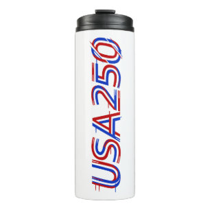 Termo USA 250 Aniversario 1776-2026 Patriótico Americano
