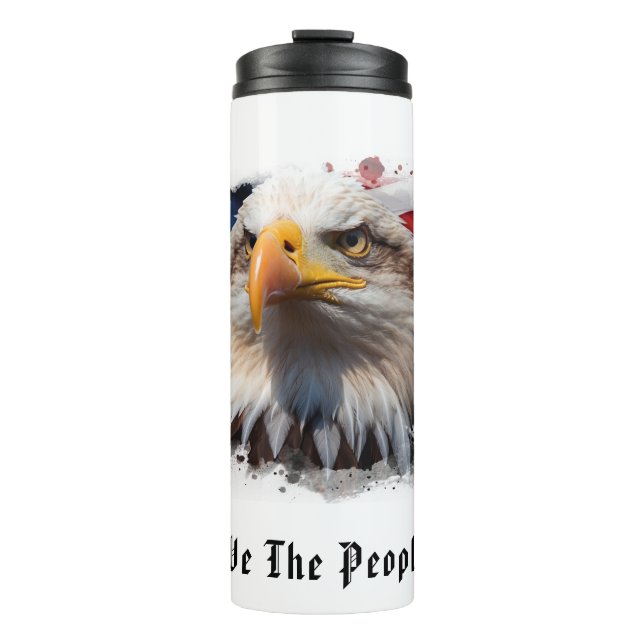 Termo *~* USA EAGLE Patriótico We The People Flag AP16 (Anverso)
