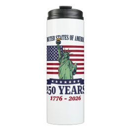 Termo USA Statue of Liberty 250 Years 1776-2026