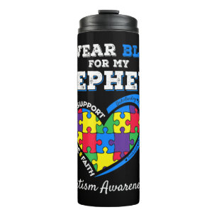 Termo Uso Azul Para Concienciar Al Autismo Familias Que