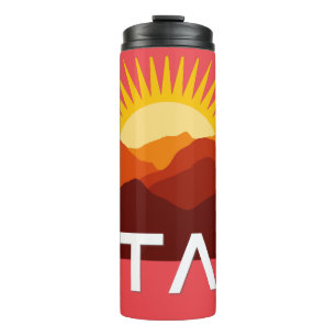 Termo Utah Retro Vintage Desert Sunset