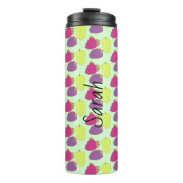 Termo Uvas Rojas, Verdes Y Púrpura