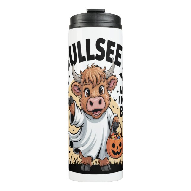 Termo Vaca Divertida de Halloween (Anverso)