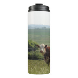 Termo Vaca dulce en la granja