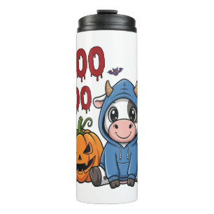 Termo Vaca fantasma espeluznante de Halloween