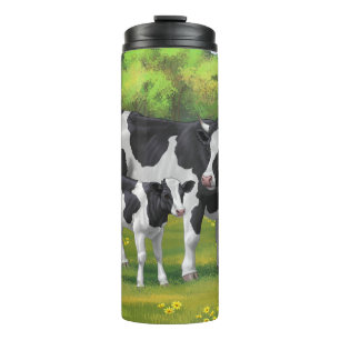 Termo Vaca Holstein y ternera en salsa de verano