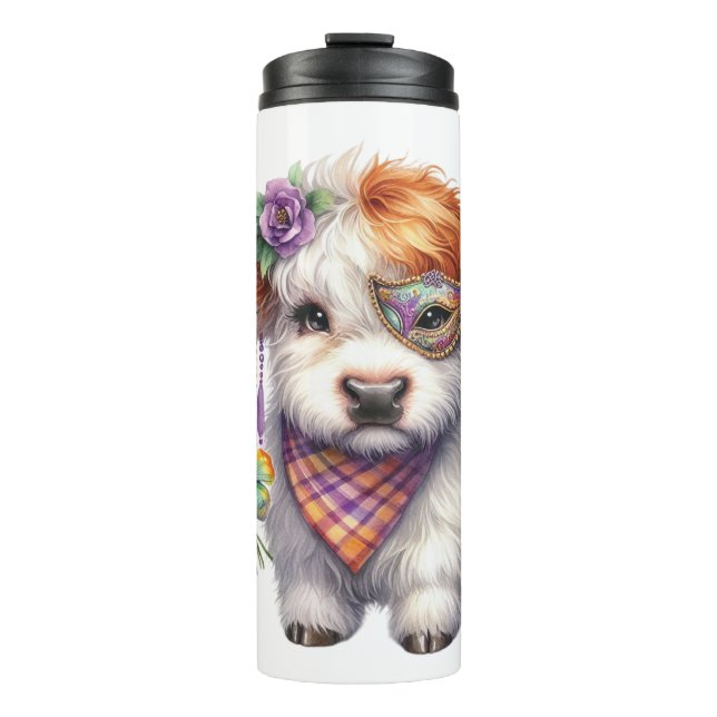 Termo Vaca Mardi Gra Highland (Anverso)
