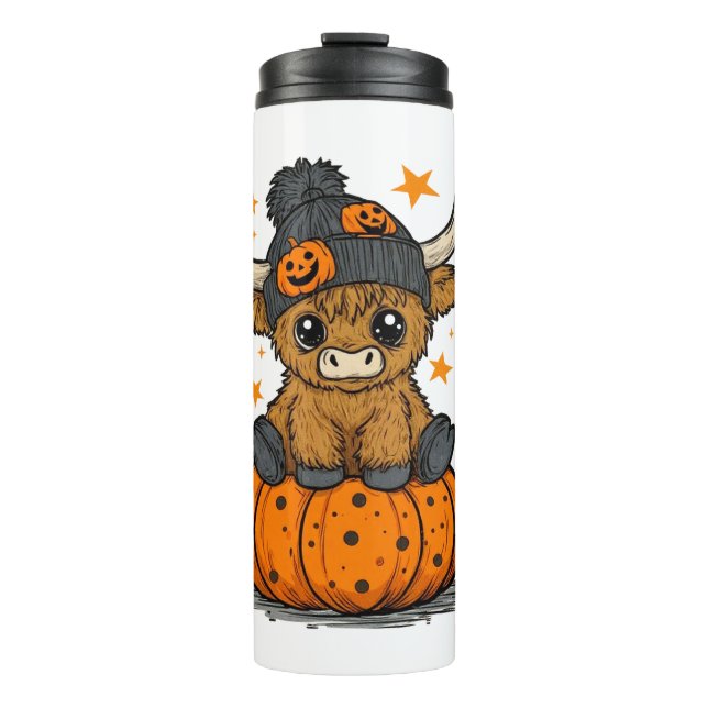 Termo Vaca Retro Halloween Highland (Anverso)