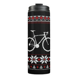 Termo Vacaciones para Navidades de bicicleta
