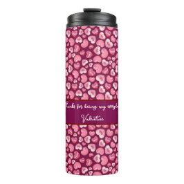 Termo Valentine’s Day Love Hearts. Sweet and Glossy Hea