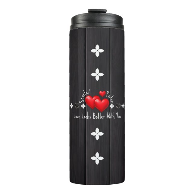 Termo Valentines Custom Name Thermal Tumblers & Quotes  (Anverso)
