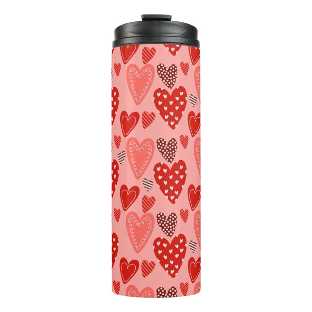 Termo Valentine's Whimsical Hearts  (Anverso)