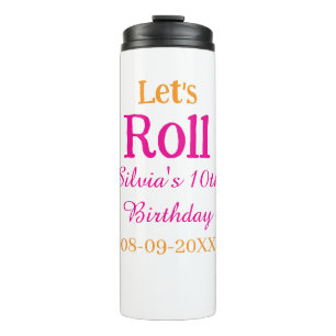 Termo Vamos a rodar feliz 10 cumpleaños añadir nombre re