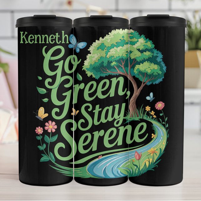 Termo Vamos Verde Stay Serene Tee (Subido por el creador)